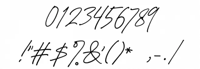 HolybuckDEMO Font OTHER CHARS