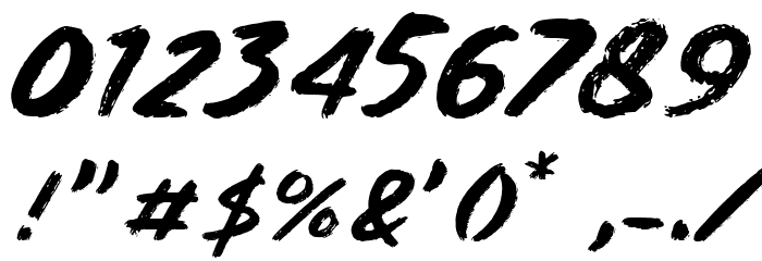 Holygrave Regular Font OTHER CHARS