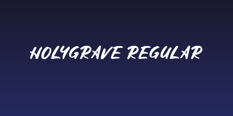 Holygrave Regular Social Header