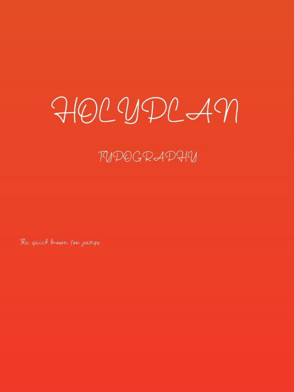 Holyplan Poster