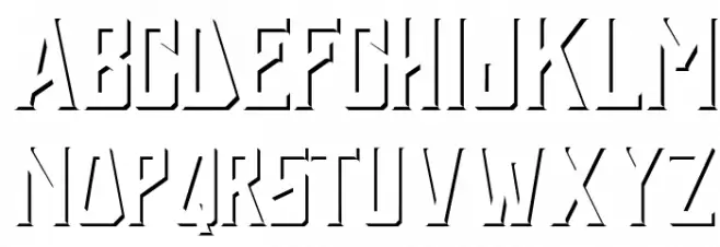 Holyriver Shadow Schriftart Groß