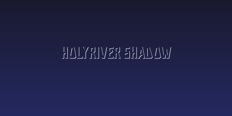 Holyriver Shadow Social Header