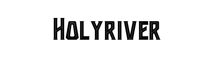 Holyriver  les polices de caractères gratuit tlcharger