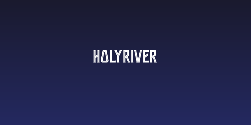 Holyriver Social Header