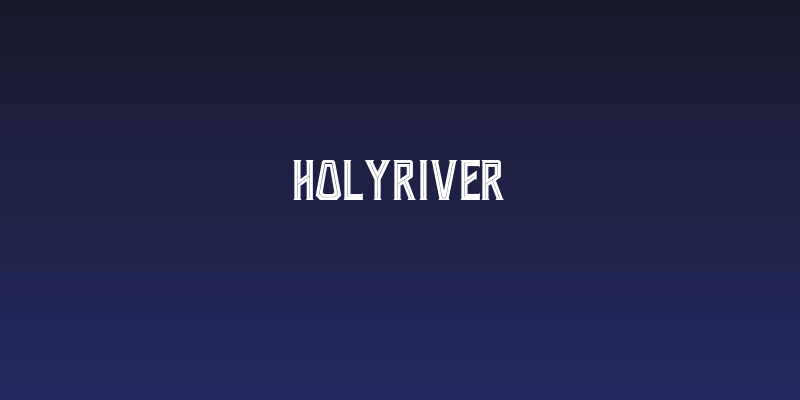 Holyriver Social Header