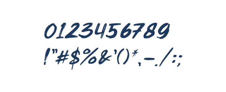 Holyrock Italic Other Characters