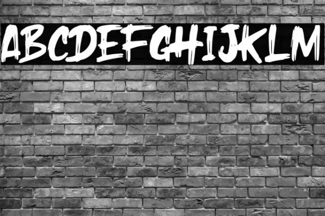 Holyrock Font examples