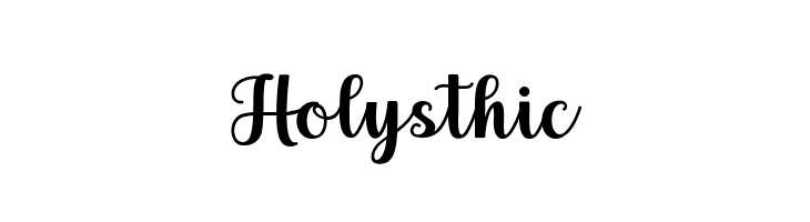 Holysthic  Скачать бесплатные шрифты