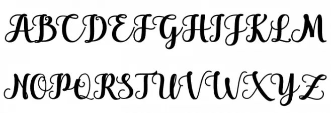 Holysthic 字体 大写