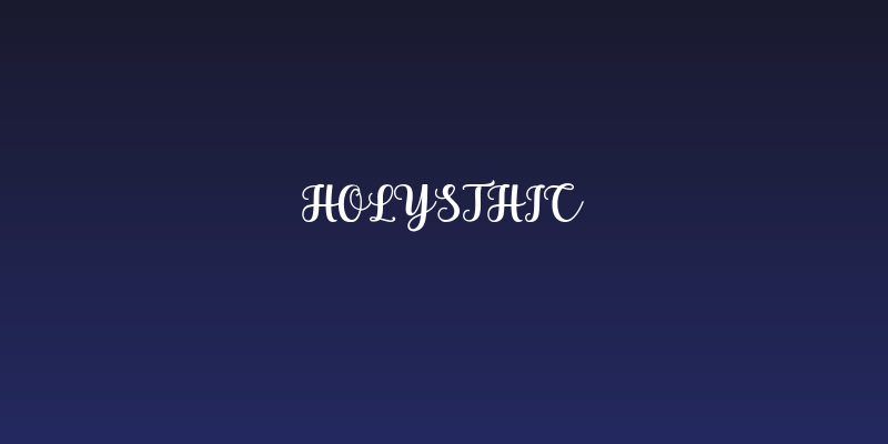 Holysthic Social Header