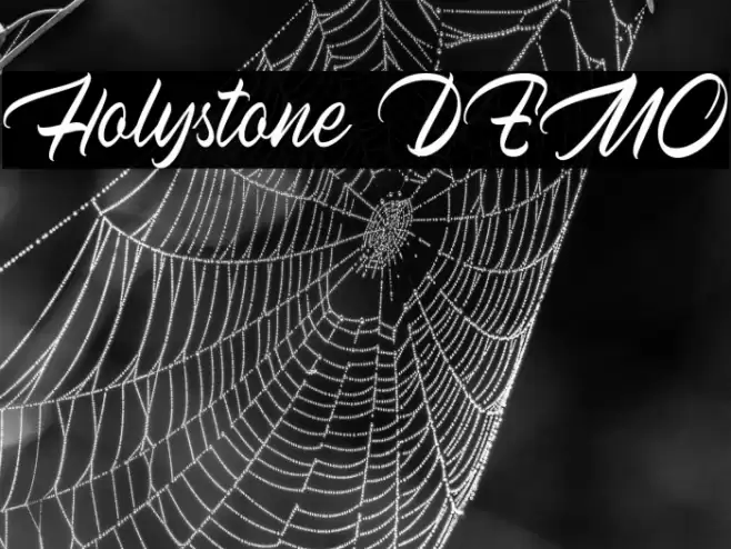 Holystone DEMO Font examples