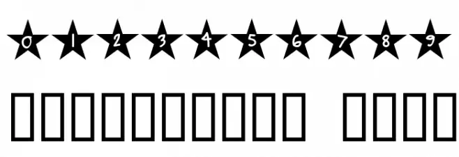 Holywood Font OTHER CHARS