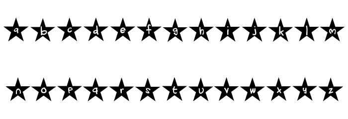Holywood Font LOWERCASE