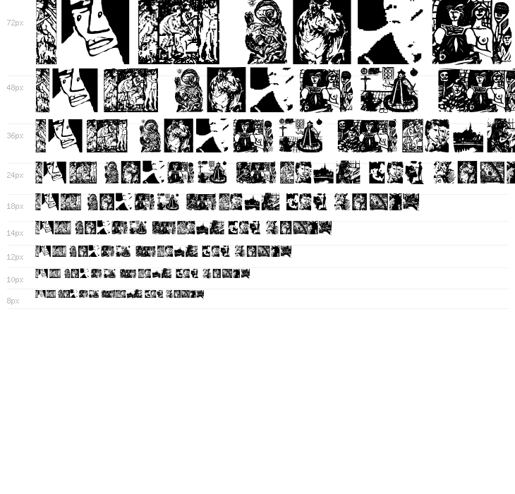 HolzSchnitte Waterfall