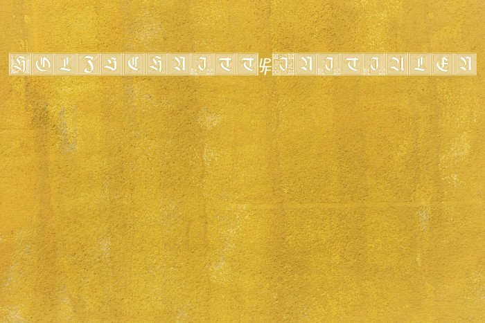 Holzschnitt-Initialen Font examples