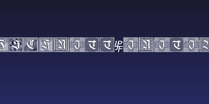 Holzschnitt-Initialen Social Header