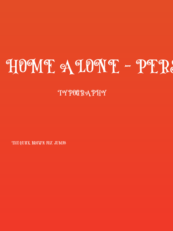 HomE Alone - Personal Use Poster
