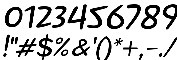 Homade McRacken Slant Font OTHER CHARS