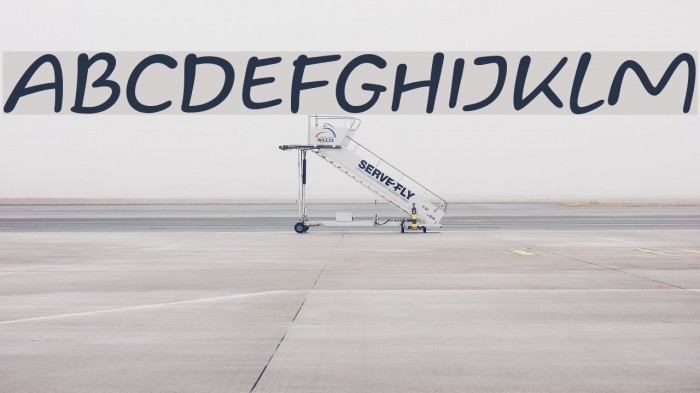 Homade McRacken Slant Font examples