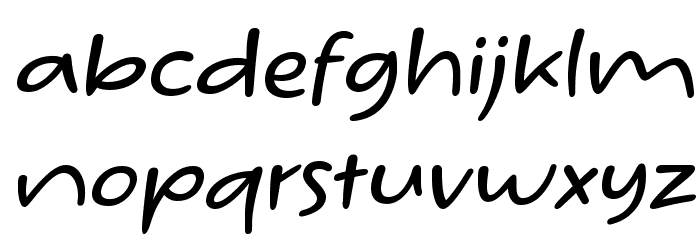 Homade McRacken Slant Font LOWERCASE