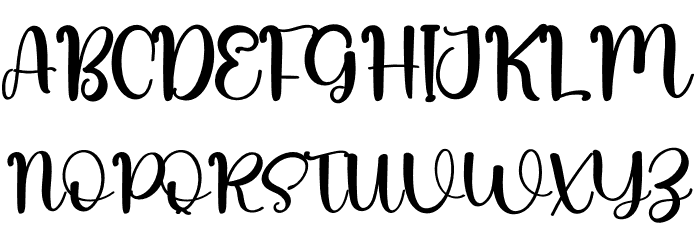 Homade Font UPPERCASE
