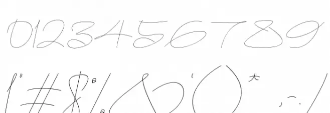 Homallond Italic Font Alte caractere