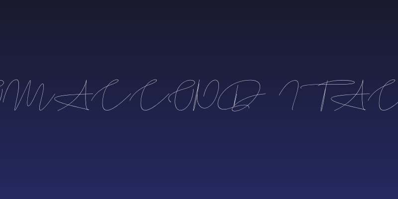 Homallond Italic Social Header