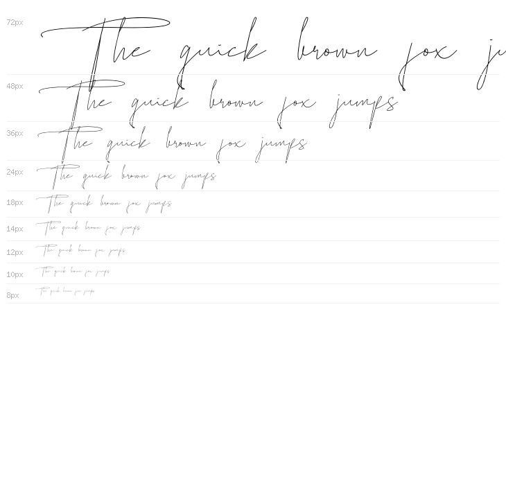 Homallond Italic Waterfall