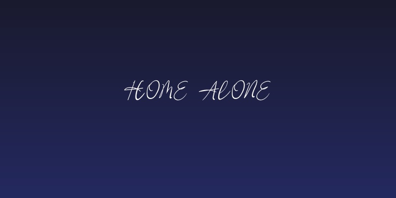 Home Alone Social Header