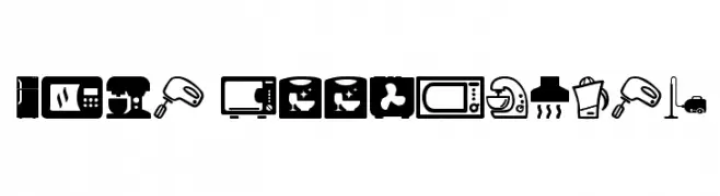 Home Appliances  les polices de caractères gratuit tlcharger