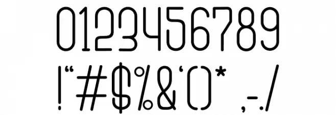 Home Away Font OTHER CHARS