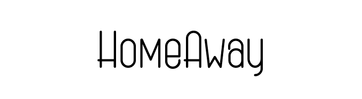 Home Away  フリーフォントのダウンロード