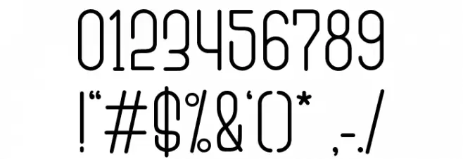 Home Away Font OTHER CHARS