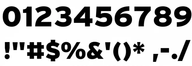 Home Bold Font OTHER CHARS