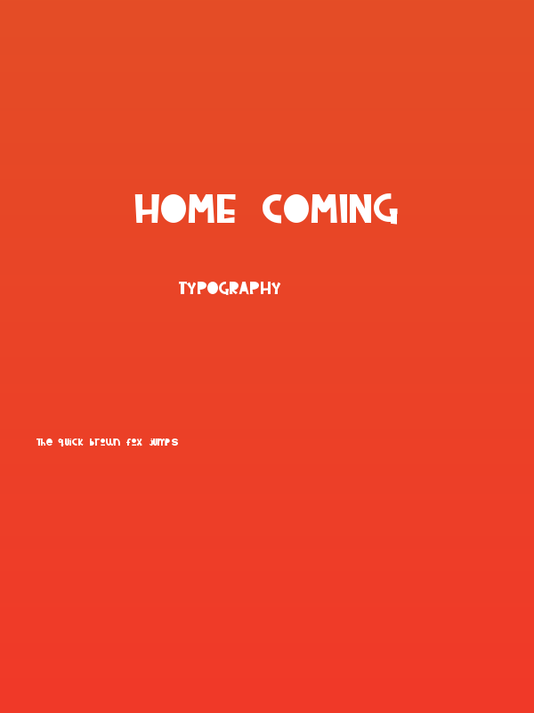 Home Coming Poster
