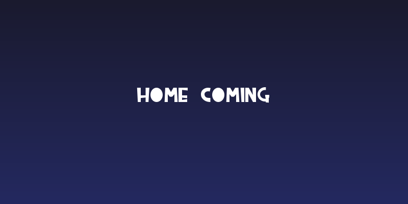 Home Coming Social Header