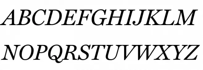 Home Italic Caratteri MAIUSCOLE