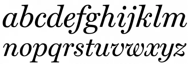 Home Italic फ़ॉन्ट लोअरकेस