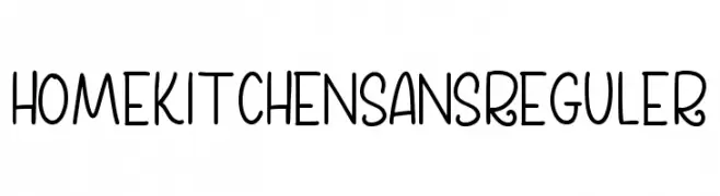 Home Kitchen Sans Reguler  Descarca Fonturi Gratis