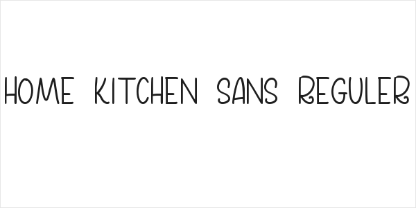 Home Kitchen Sans Reguler Logo