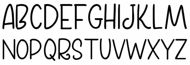 Home Kitchen Sans Reguler Caratteri MINUSCOLO