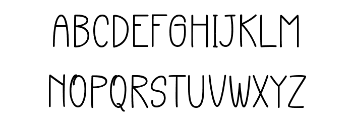 Home Kitchen Font UPPERCASE