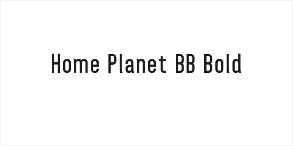Home Planet BB Bold Logo