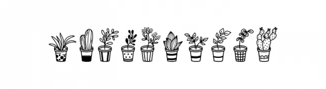 Home Plants  Frei Schriftart Herunterladen