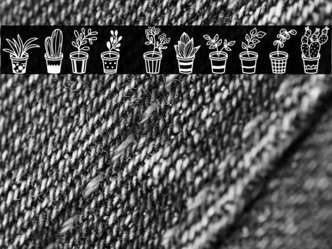 Home Plants Font examples