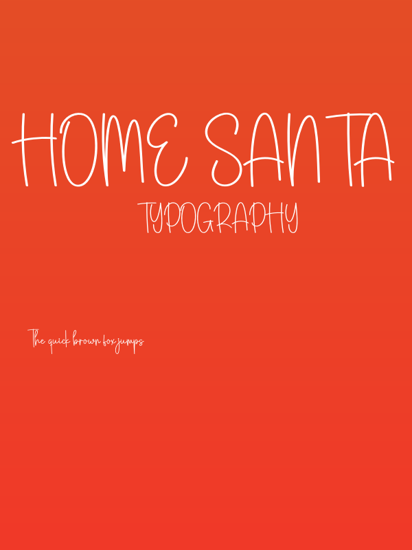 Home Santa Poster