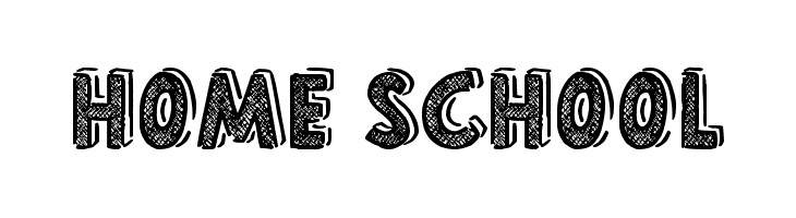 Home School  Frei Schriftart Herunterladen