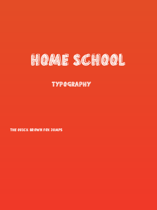 Home School Poster