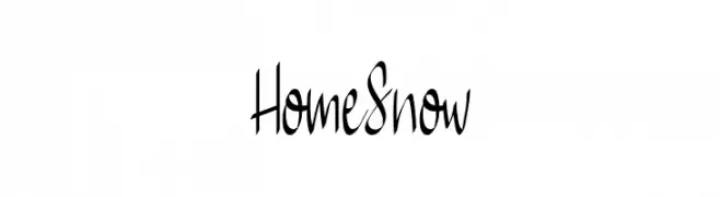 Home Snow  baixar fontes gratis