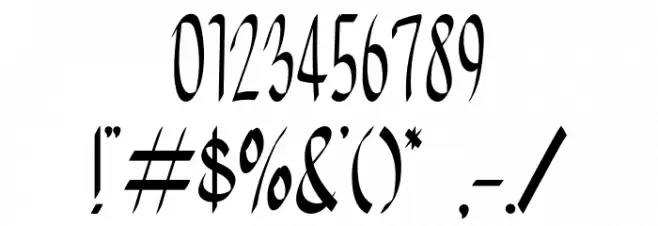 Home Snow Font OTHER CHARS